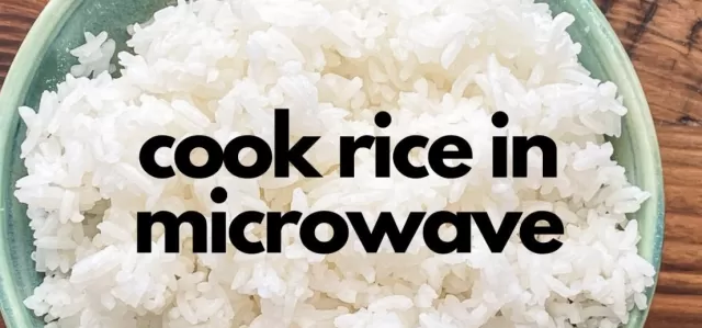 How to microwave rice hassle-free ? 1