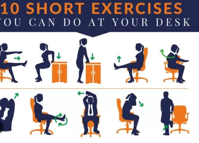 Quick Desk Exercises: 10 Energizing Moves Before Meeting 1