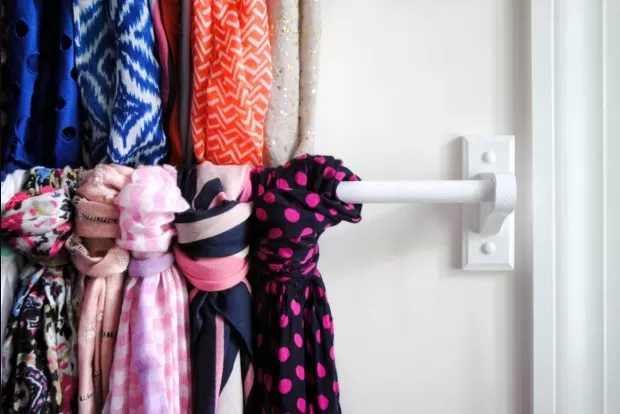 8 Ways to Keep Scarves in a Spotless Closet 2