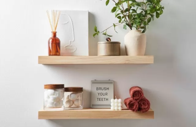 Bathroom Shelf & 25 Ideas to Keep It Tidy and Clean 2