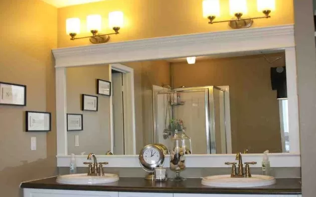 Elevate Your Bathroom: Upgrading a Builder Grade Mirror 3