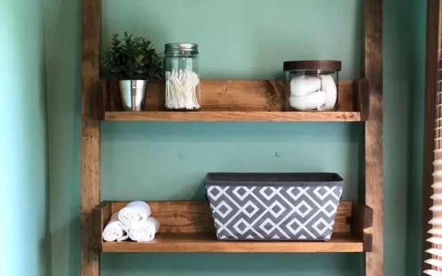 Bathroom Shelves: 5 Steps to Re-Design for Spotless Looking 2