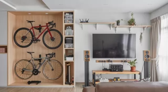 8 Best Simple Bicycle (Bikes) Storage Ideas 2
