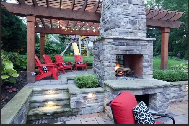 Backyard Fireplace Inspiration: Must-Copy Outdoor Ideas 5