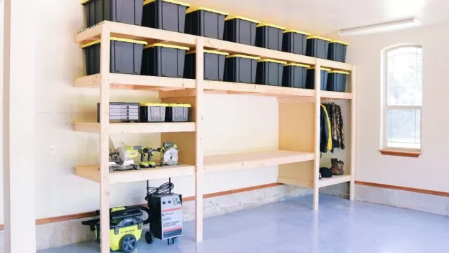 The Best Guide to Build Garage Shelves 2