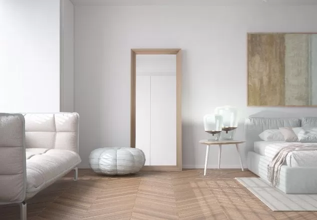 Trendy Floor Mirror Decor Ideas for Stylish Interiors 5