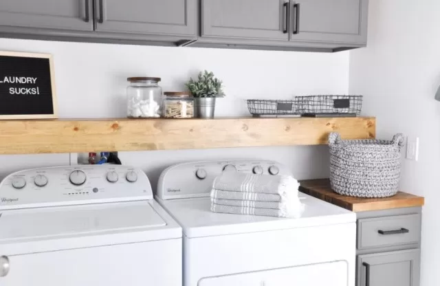 Laundry Room: Best Guide to Build Shelves 1